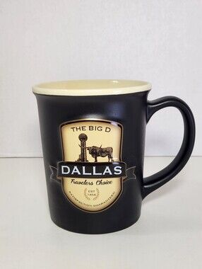 Americaware Dallas "The Big D"  Travler's Choice 16 oz Ceramic Coffee Mug